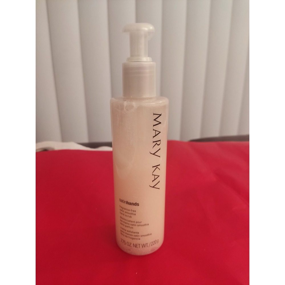 MARY KAY SATIN HANDS FRAGRANCE FREE SATIN SMOOTHIE HAND SCRUB 7.75 OZ New No Box